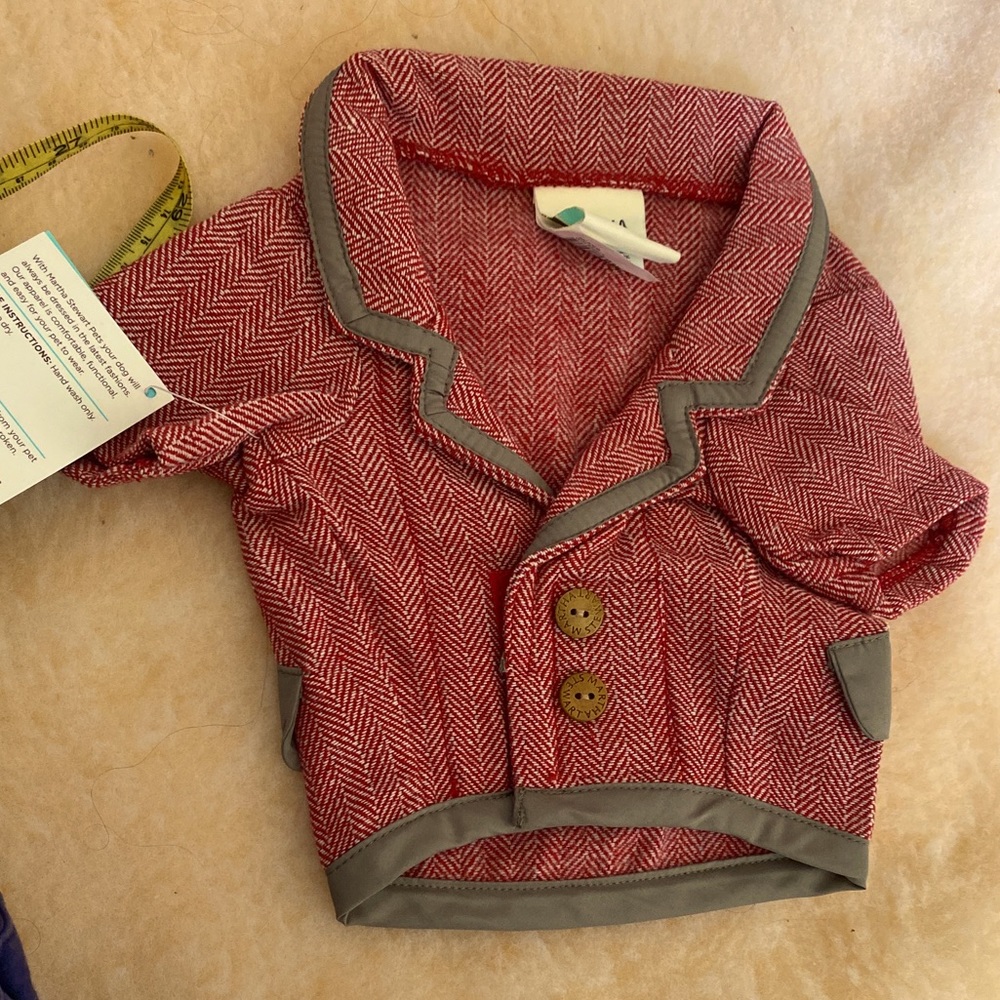 NEW Martha Stewart pet blazer fashion apparel  NWT